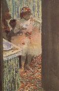 Edgar Degas Dancer at the dressing room oil painting artist